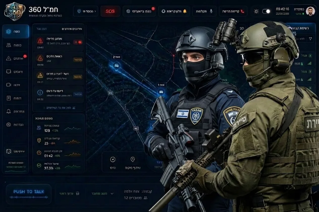 Dispatch 360 Ai — national command-and-control: live map, 5 teams, an intrusion incident and the groups board